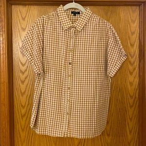 Gingham Button Up
